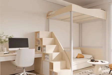 Volex electric height adjustable bed loft by China factory Vaka Intelligent Furniture 4